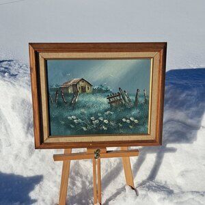 Rural Painting Scene By Herst